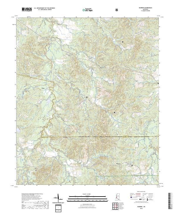 USGS Topographic Map – McBride