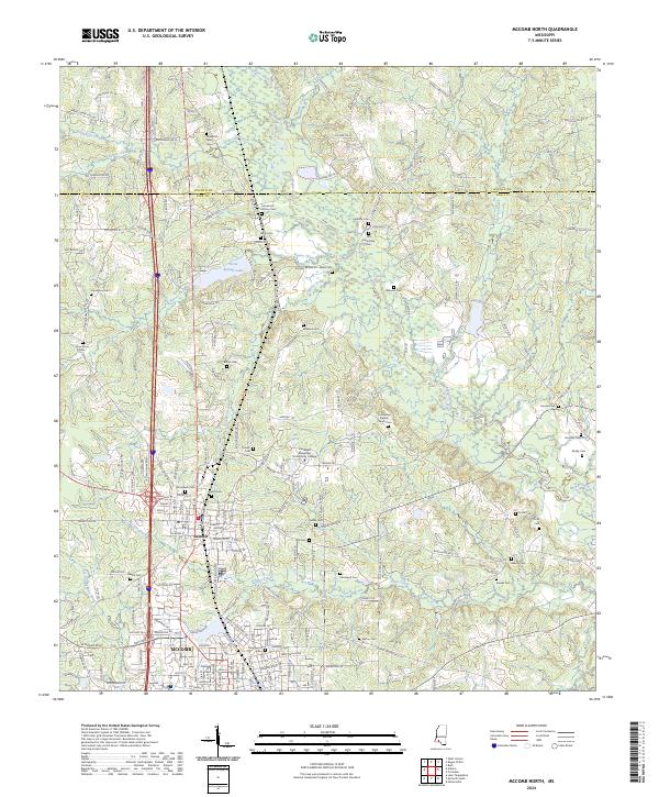 USGS Topographic Map – McComb North