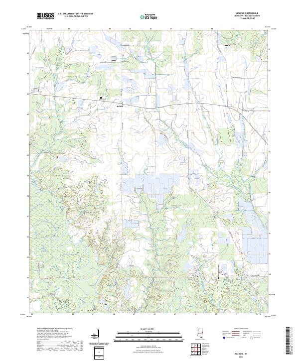 USGS Topographic Map – McLeod