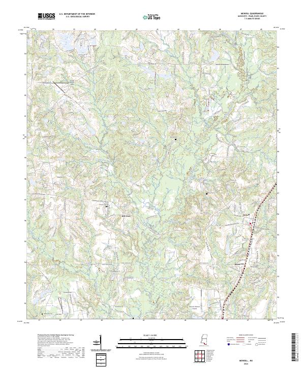 USGS Topographic Map – McNeill
