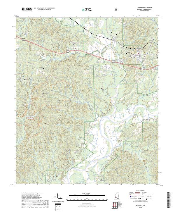 USGS Topographic Map – Meadville