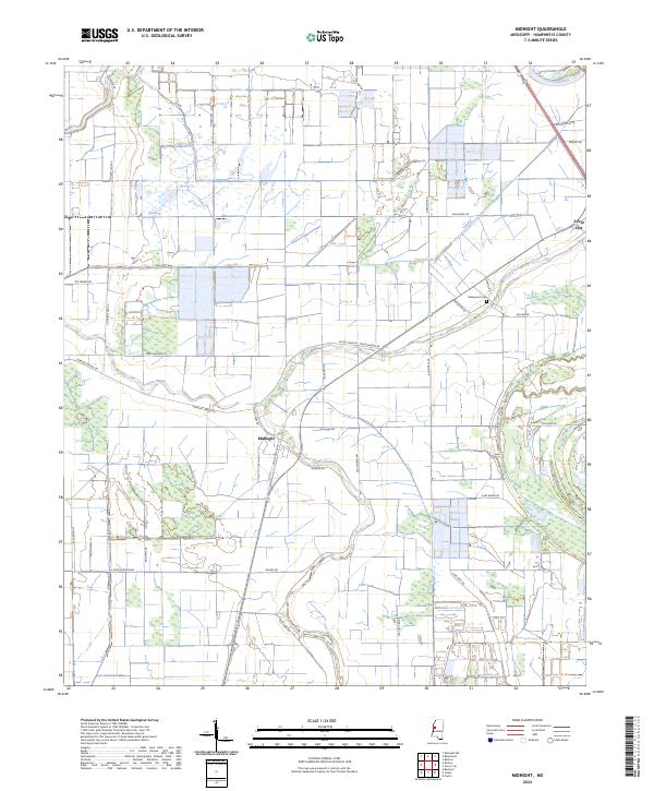 USGS Topographic Map – Midnight