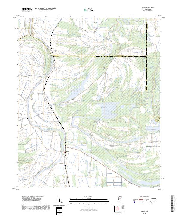 USGS Topographic Map – Money