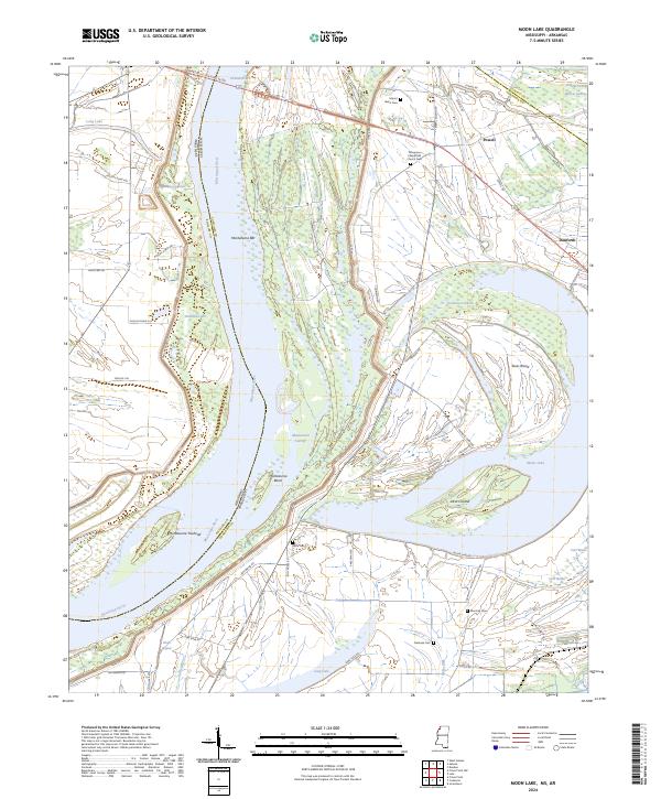 USGS Topographic Map – Moon Lake