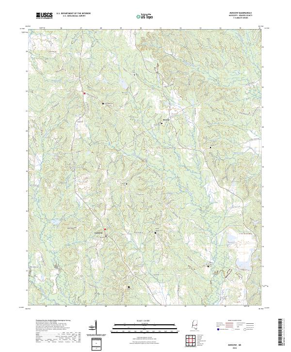 USGS Topographic Map – Moscow