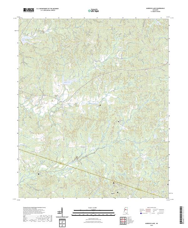 USGS Topographic Map – Murdock Lake