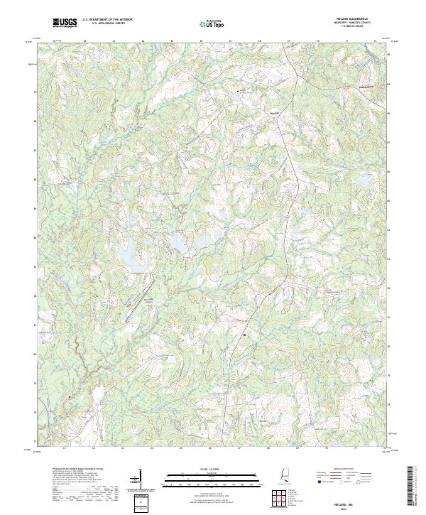 USGS Topographic Map – Necaise