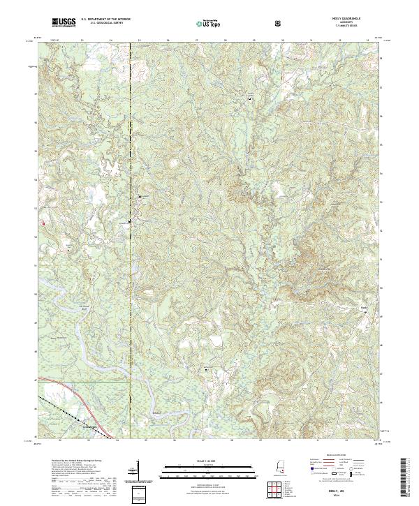 USGS Topographic Map – Neely