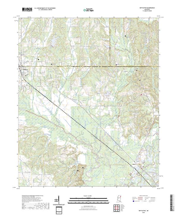 USGS Topographic Map – Nettleton