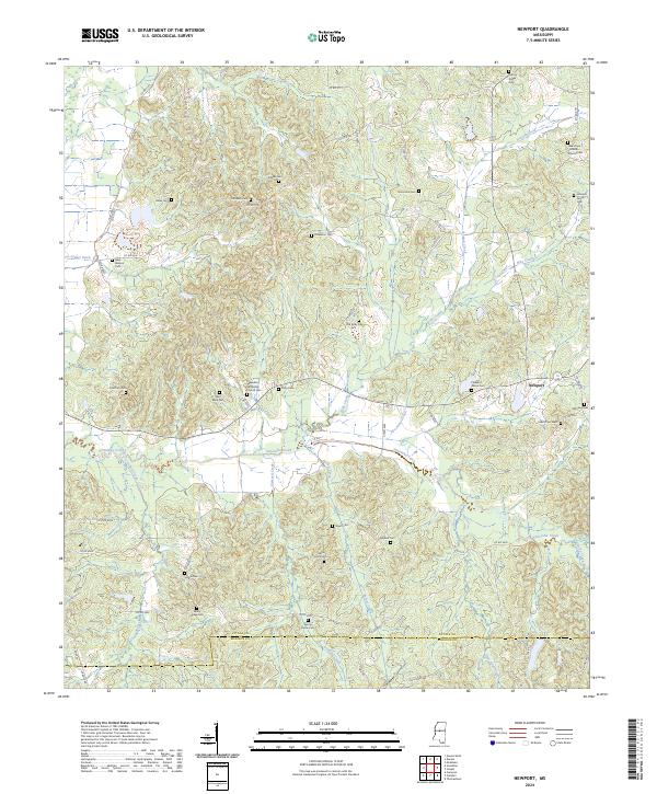 USGS Topographic Map – Newport