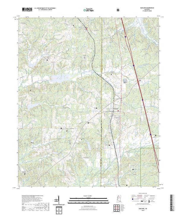 USGS Topographic Map – Oakland