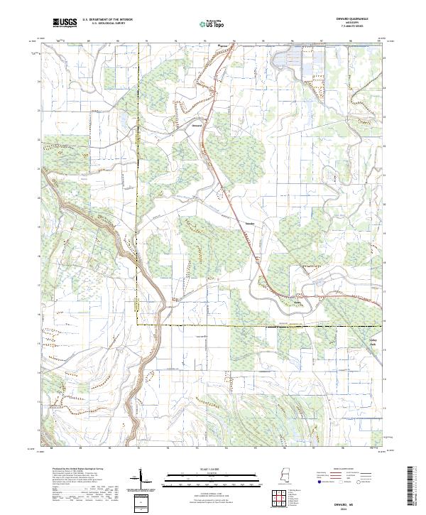 USGS Topographic Map – Onward