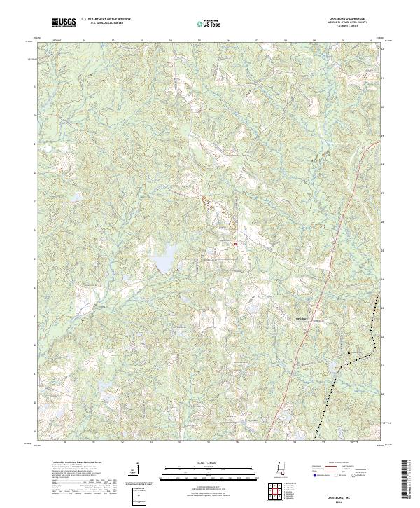 USGS Topographic Map – Orvisburg