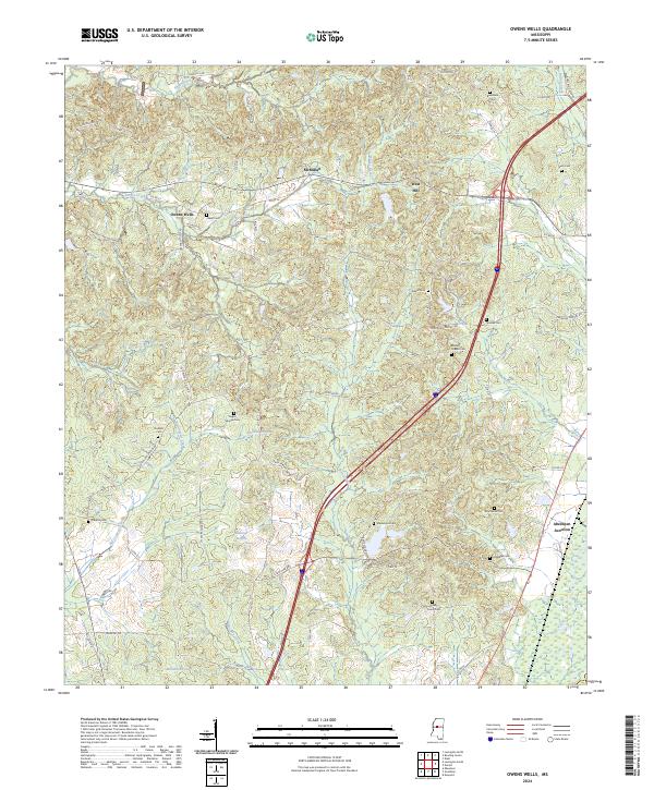 USGS Topographic Map – Owens Wells