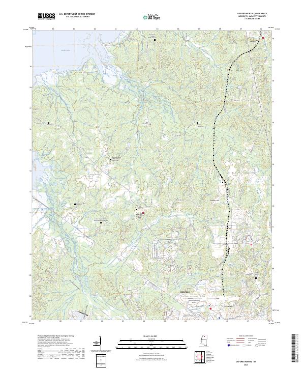 USGS Topographic Map – Oxford North