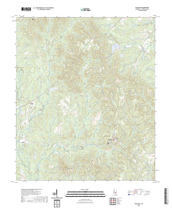 USGS Topographic Map – Paulding