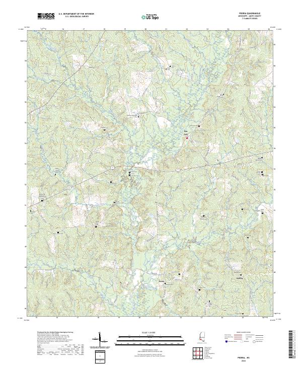 USGS Topographic Map – Peoria