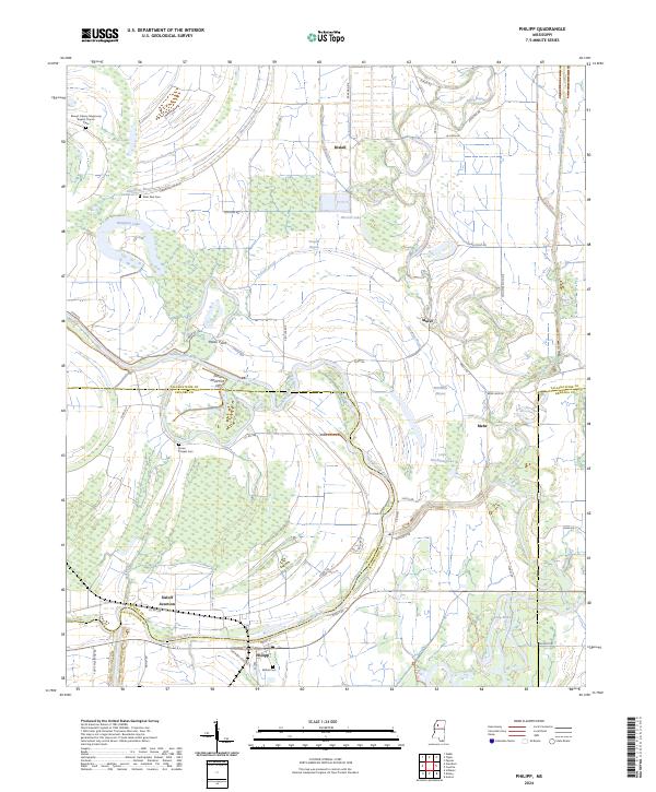 USGS Topographic Map – Philipp