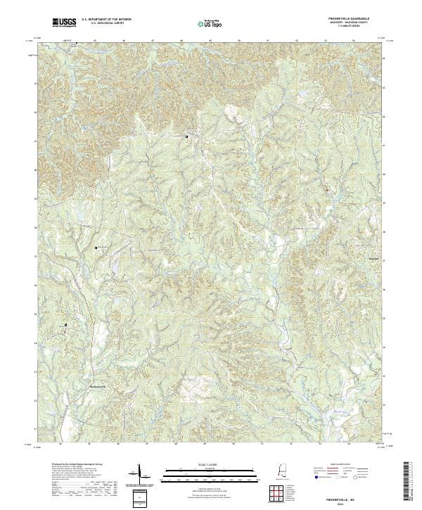 USGS Topographic Map – Pinckneyville