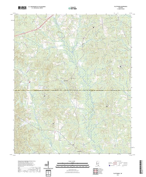 USGS Topographic Map – Plattsburg
