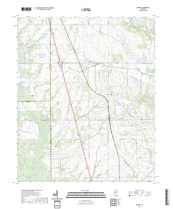 USGS Topographic Map – Prairie