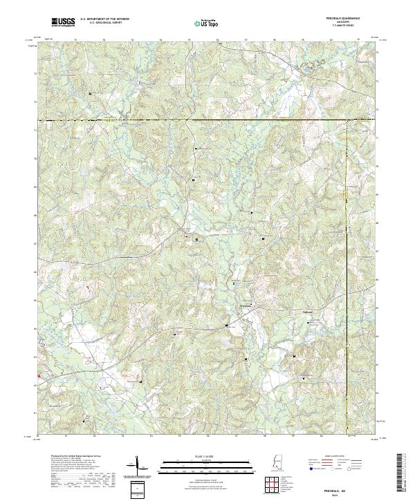 USGS Topographic Map – Pricedale
