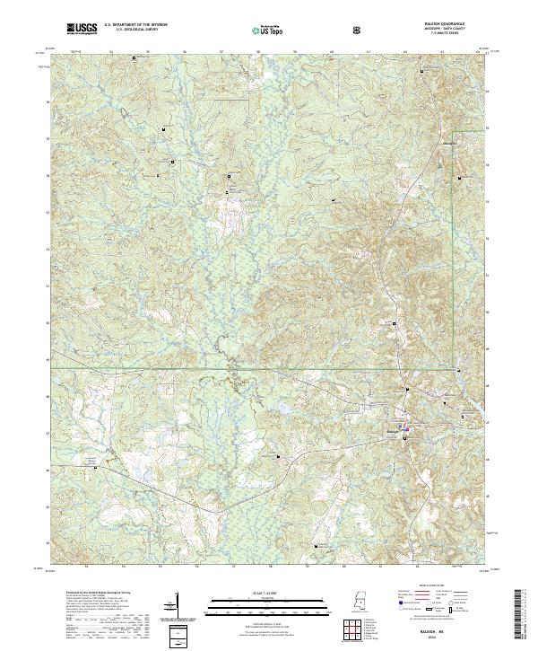 USGS Topographic Map – Raleigh