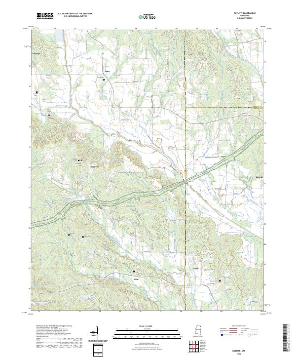 USGS Topographic Map – Ratliff