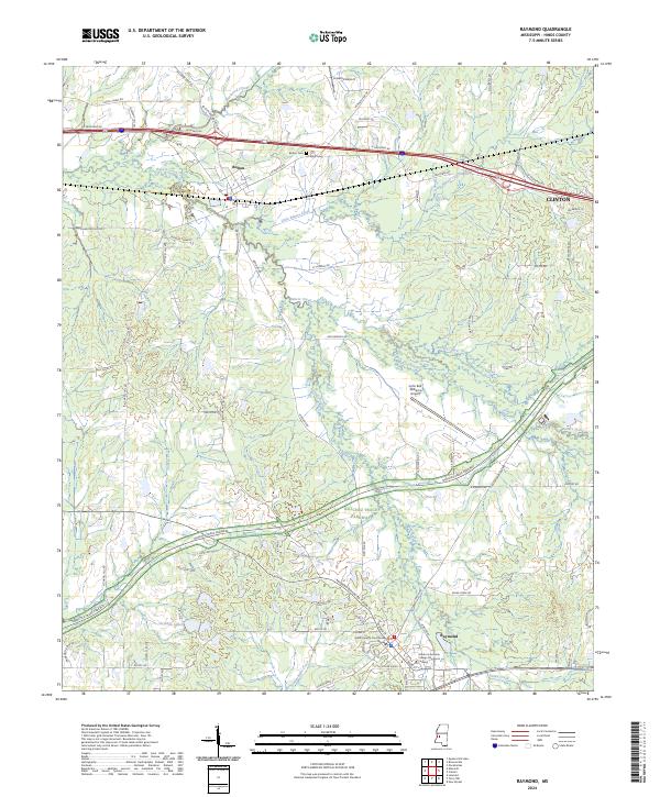 USGS Topographic Map – Raymond