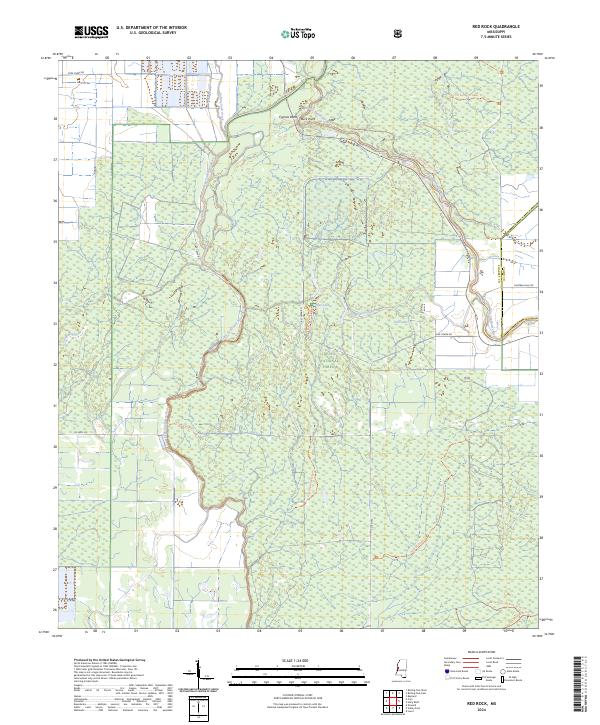 USGS Topographic Map – Red Rock