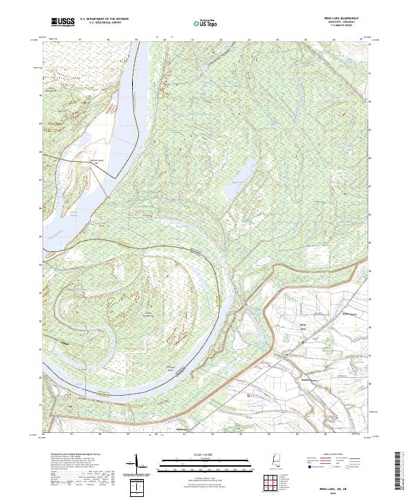 USGS Topographic Map – Rena Lara