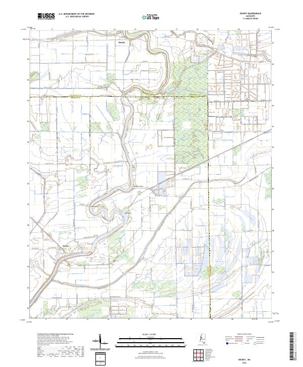 USGS Topographic Map – Richey