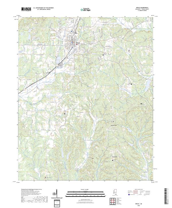 USGS Topographic Map – Ripley