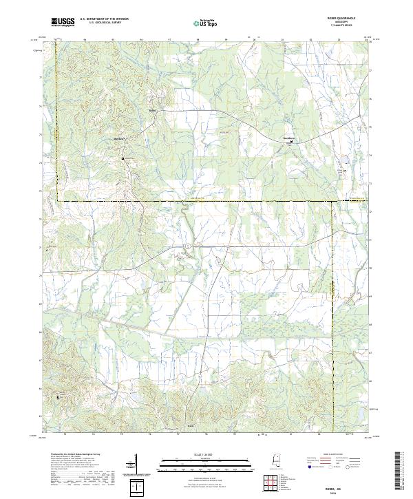 USGS Topographic Map – Robbs