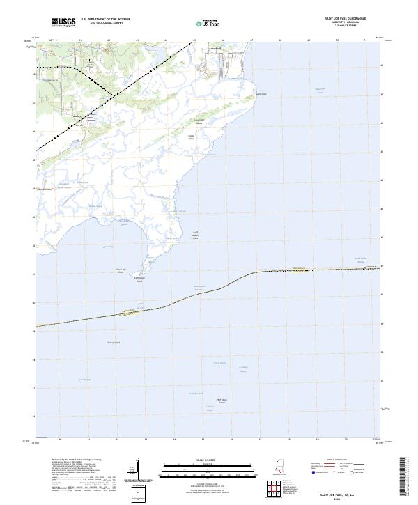 USGS Topographic Map – Saint Joe Pass