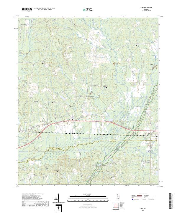 USGS Topographic Map – Sapa