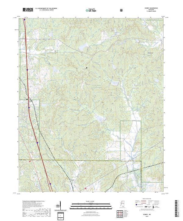 USGS Topographic Map – Scobey