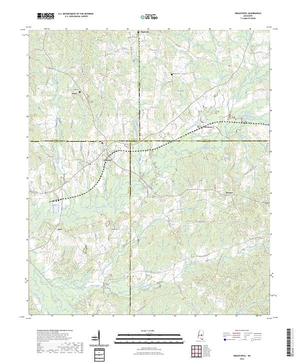 USGS Topographic Map – Sebastopol