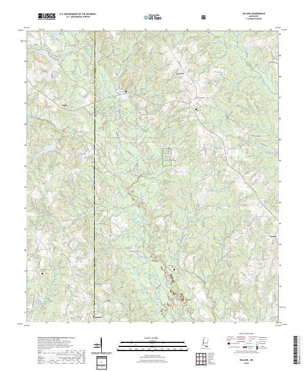 USGS Topographic Map – Sellers