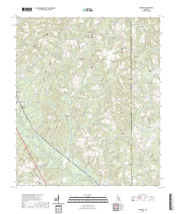USGS Topographic Map – Seminary