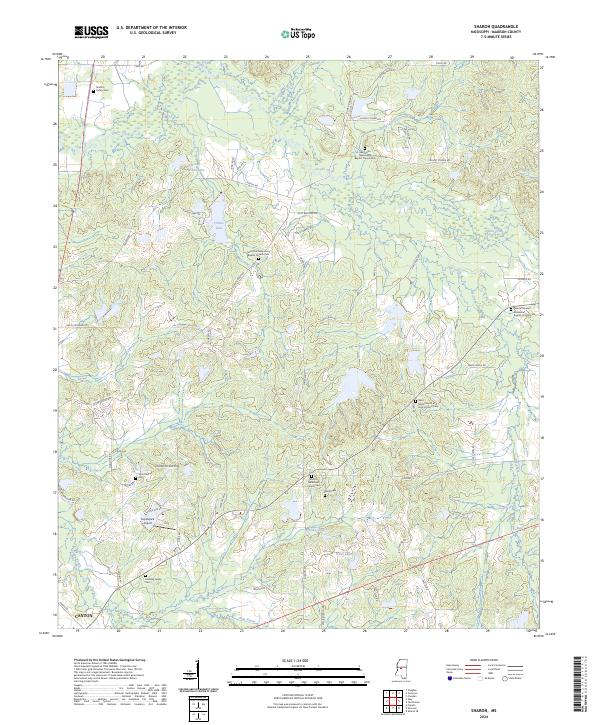 USGS Topographic Map – Sharon