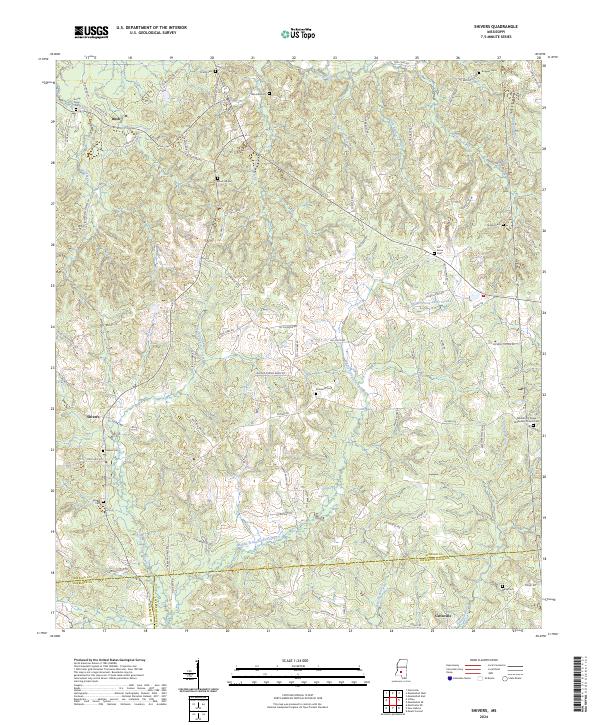 USGS Topographic Map – Shivers