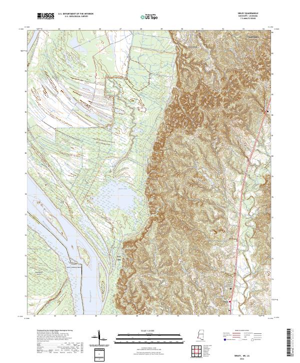 USGS Topographic Map – Sibley