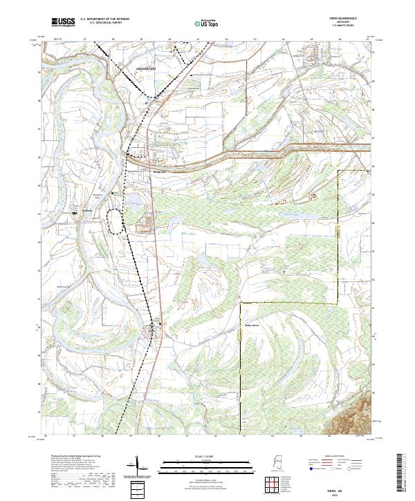 USGS Topographic Map – Sidon