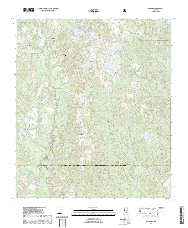 USGS Topographic Map – Silver Run