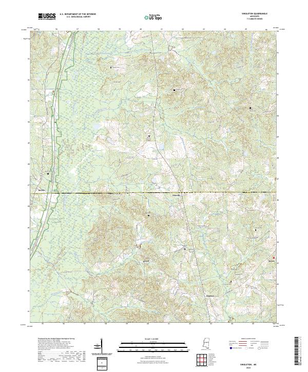 USGS Topographic Map – Singleton