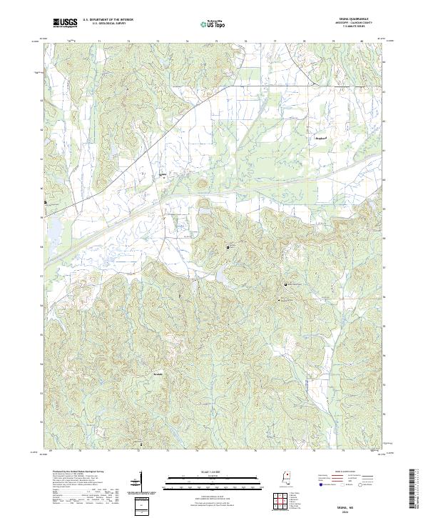 USGS Topographic Map – Skuna