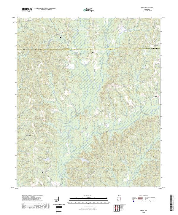 USGS Topographic Map – Snell