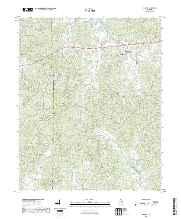 USGS Topographic Map – Splinter