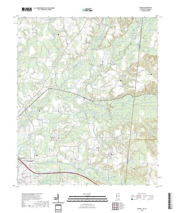 USGS Topographic Map – Steens